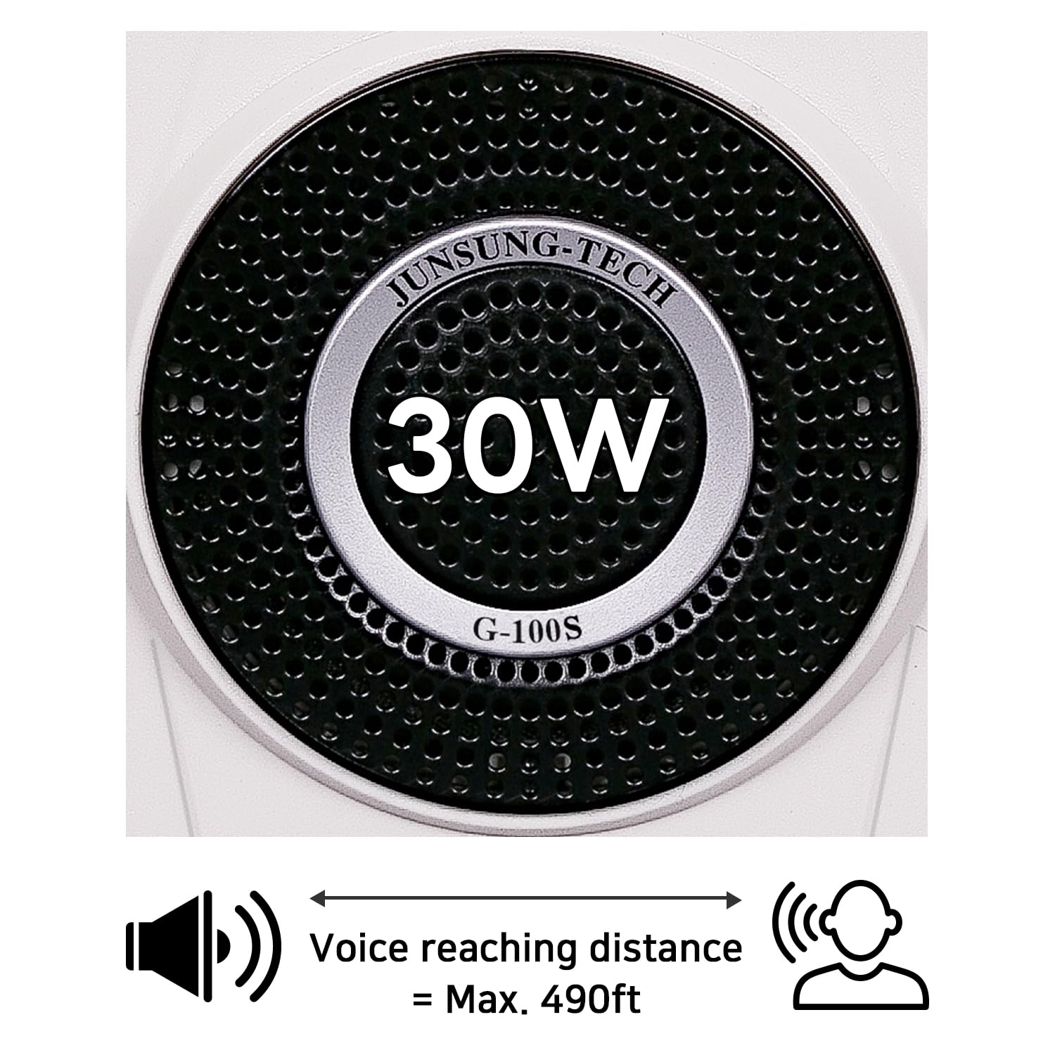 Gigaphone G100S 30W Portable Voice Amplifier With Microphones